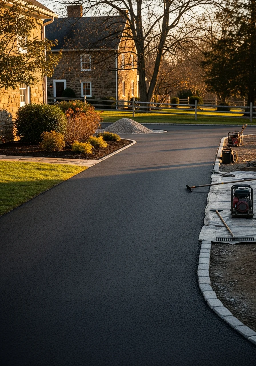 Cornwall homeowner standing in their yard with a completed home improvement project visible.